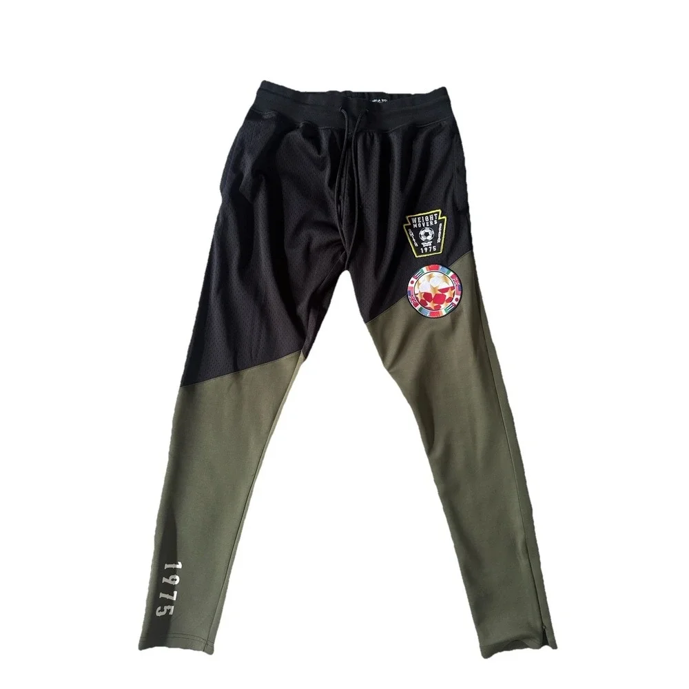 Smith & Graham Green Black Men's Jogger Soccer Tracksuit Jogger Set Size‎ Large